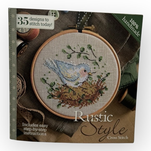 Cross Stitcher Magazine Other - 2013 Cross Stitcher Magazine Rustic Style Cross Stitch Booklet 35 Designs